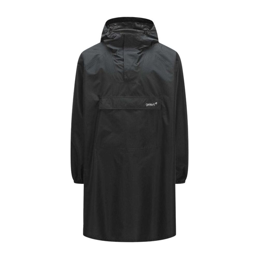 Gelert Mens  Waterproof Long Length Poncho / Black